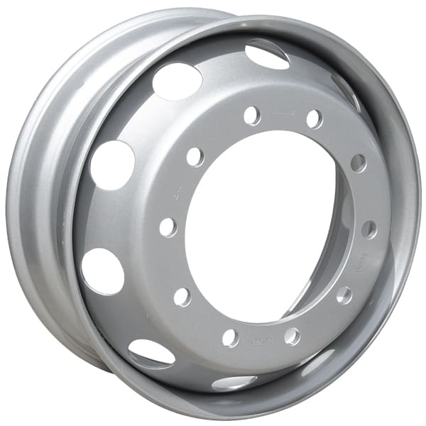 7.5*22.5 ET165 10*335 D281 16мм (уп)  BRONKES серебристый  внутр./вент.