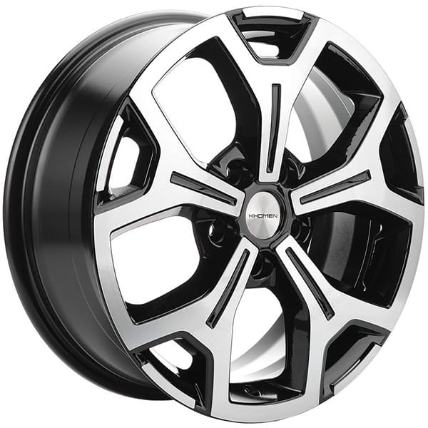 ДЛ 5*112 17*6.5 D66.6 ET50 KHOMEN KHW1710 Black_FP