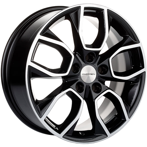 ДЛ 5*112 17*7 D57.1 ET40 KHOMEN KHW1713 Black_FP