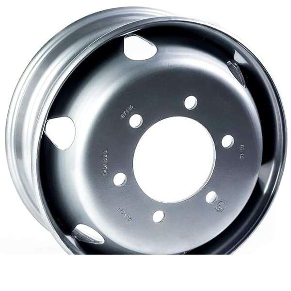 6.75*19.5 ET145 6*222.25 D164 SRW ПАЗ,ГАЗон Next серебристый (следы ржавчины)