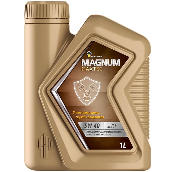 Роснефть RN Magnum Maxtec 5W40 API SL/CF 1 л. п/синт.